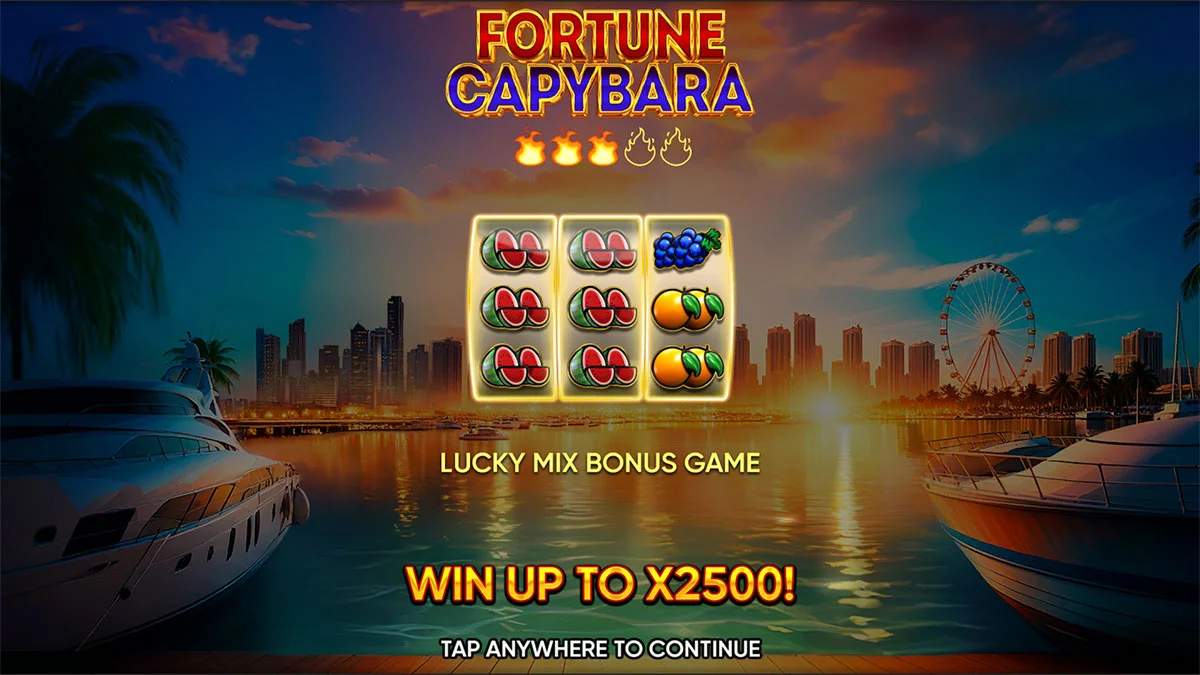 Fortune Capybara Homescreen