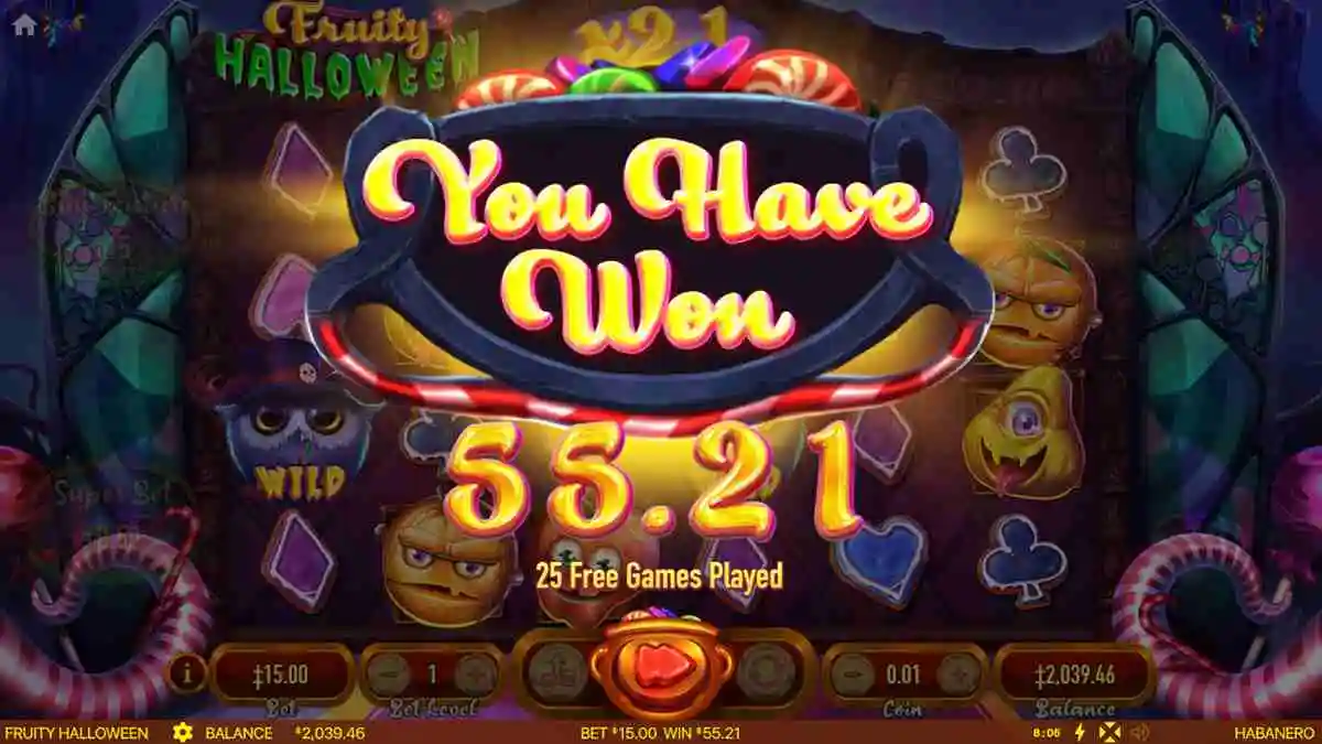 Fruity Halloween Free Spins Reward
