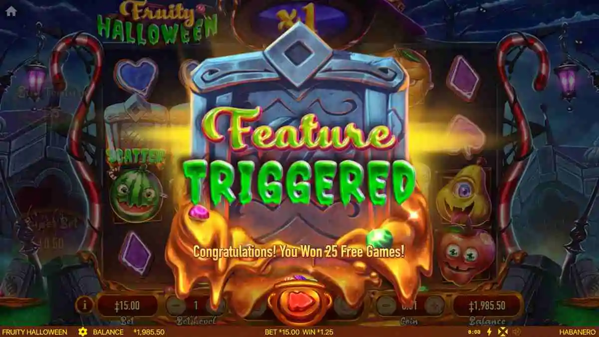 Fruity Halloween Free Spins Unlocked