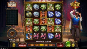 Golden Ticket 2 Slot Base Gameplay