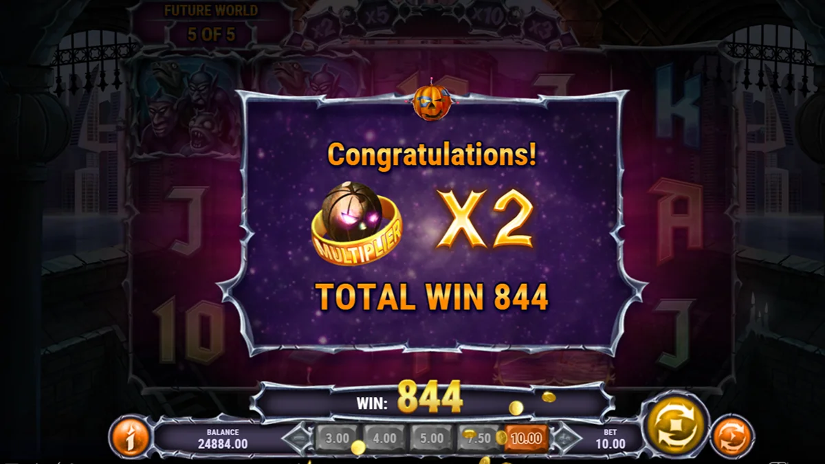 Helloween Slot Free Spins Total Win