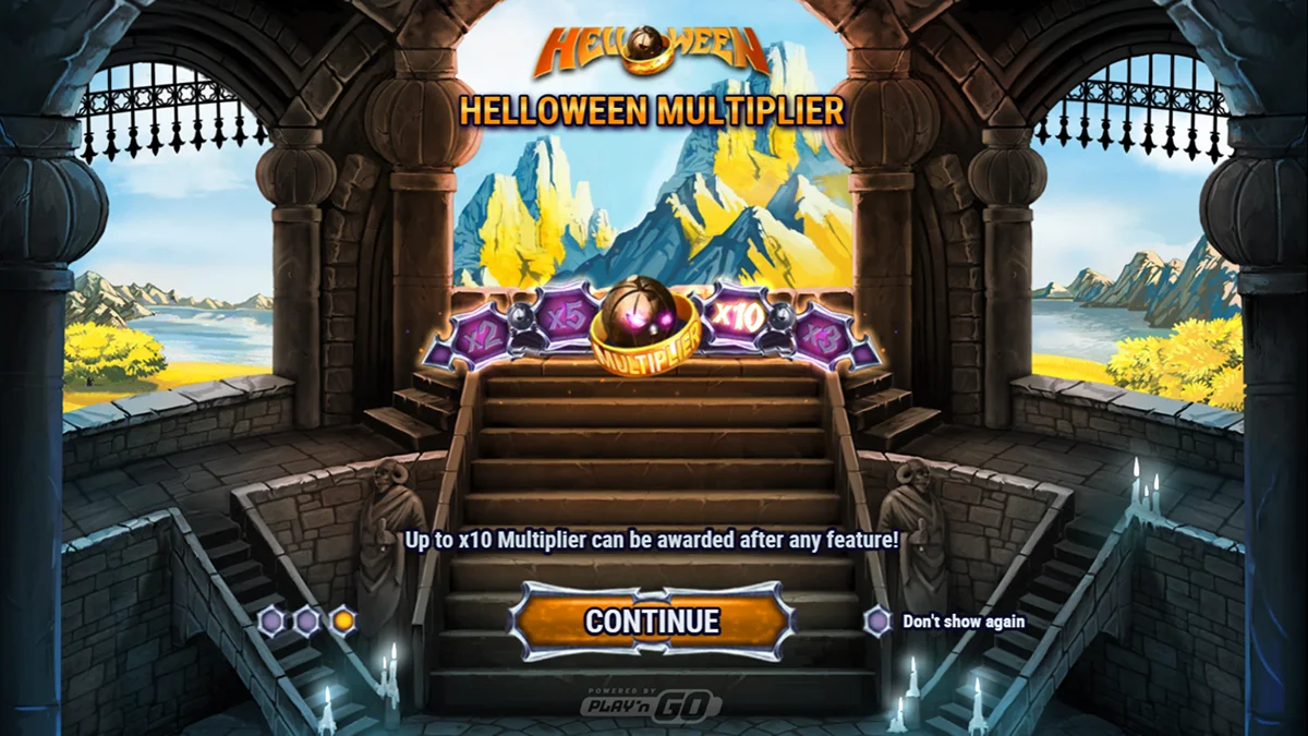Helloween Slot Home Screen