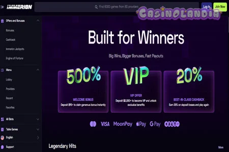 Immerion Casino Desktop Video Review