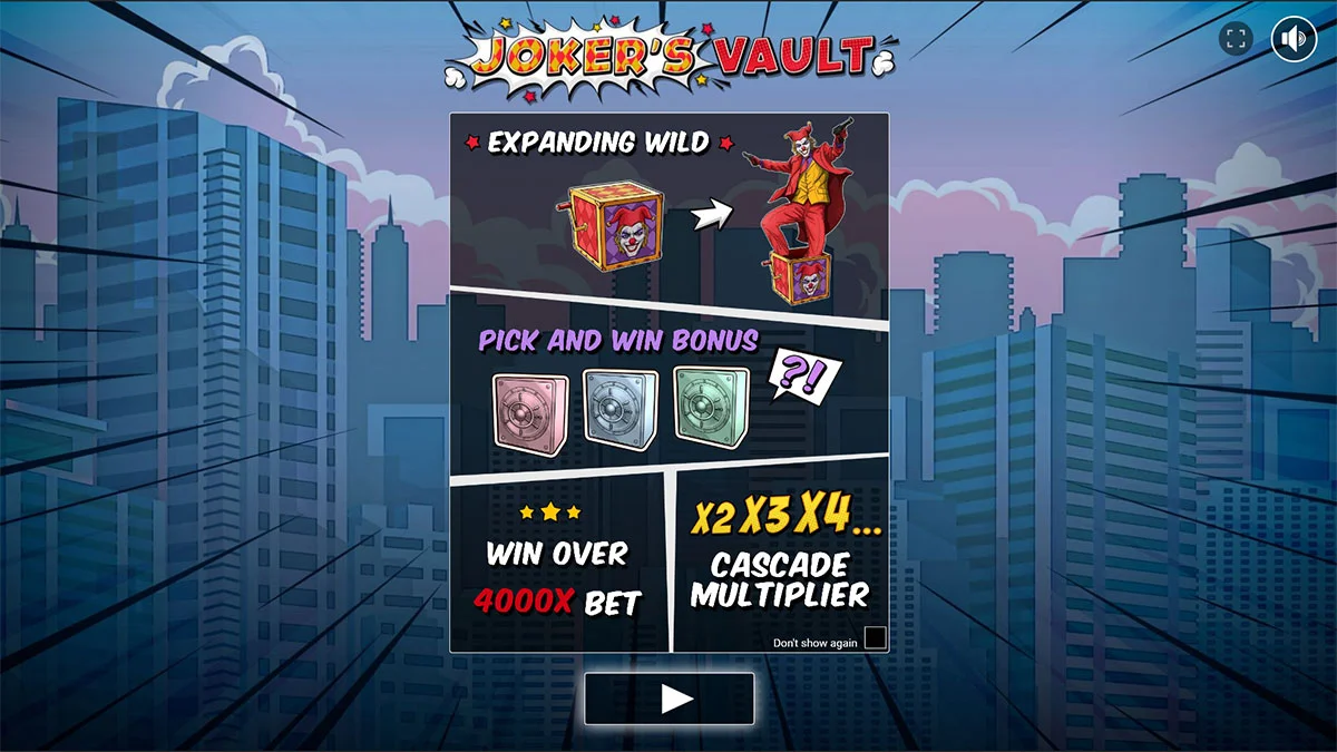 Joker’s Vault Home2