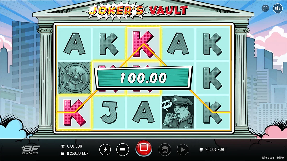Joker’s Vault Win