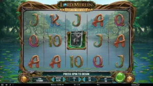 Lord Merlin and the Lady of the Lake Slot Base Gameplay
