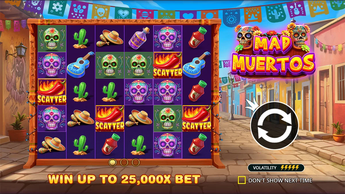 Mad Muertos Homescreen