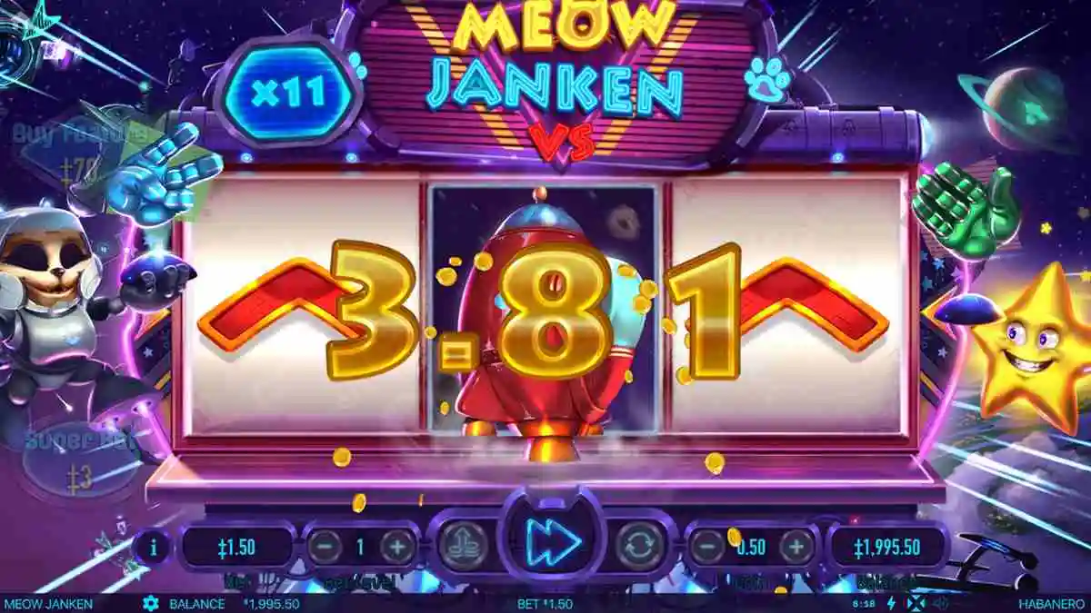 Meow Janken Win Screen