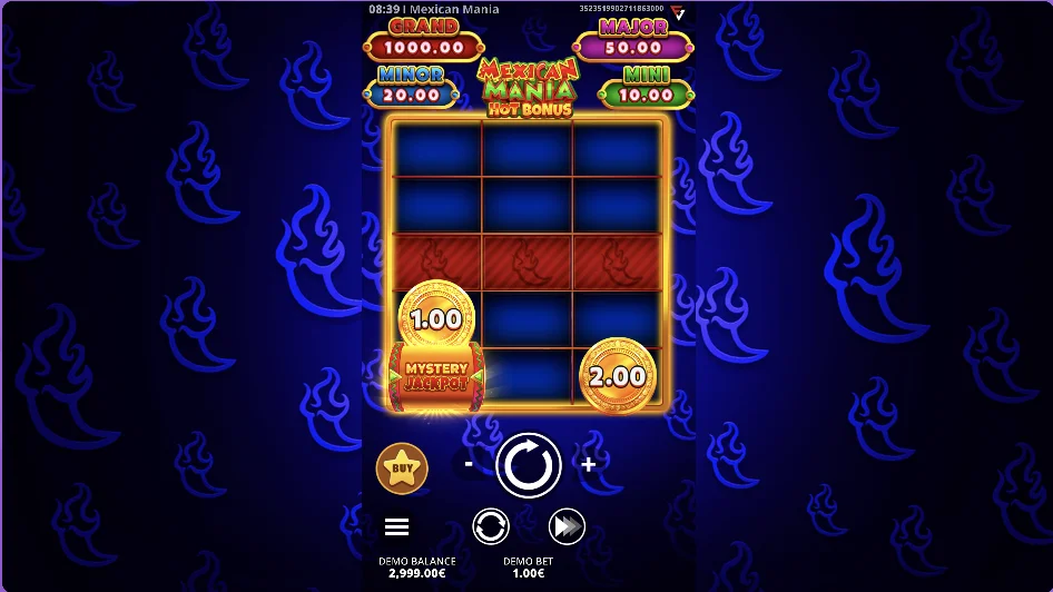 Mexican Mania Hot Bonus Spin
