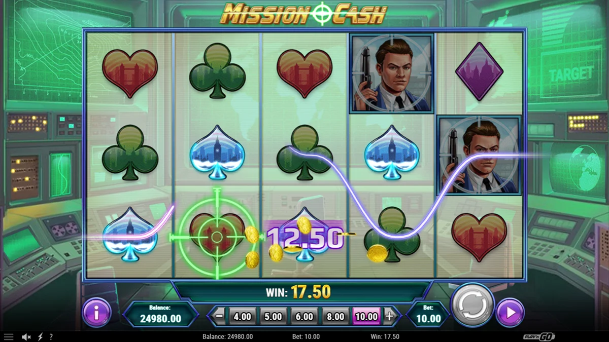 Mission Cash Slot Winning Combination