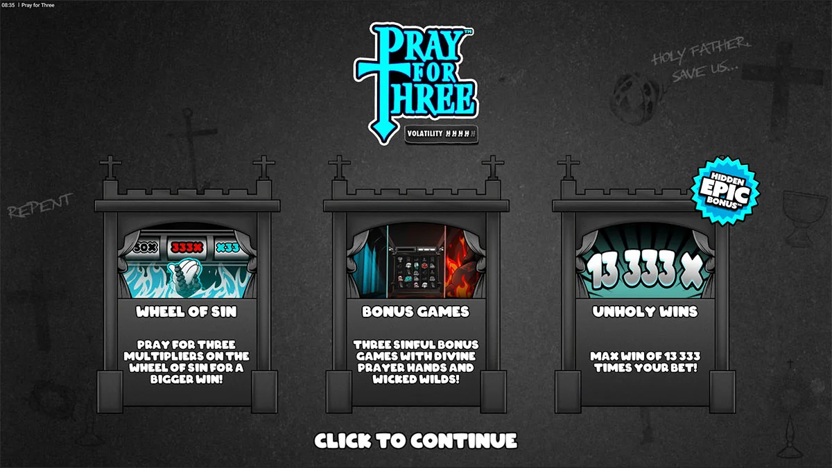 Pray For Three Homescreen