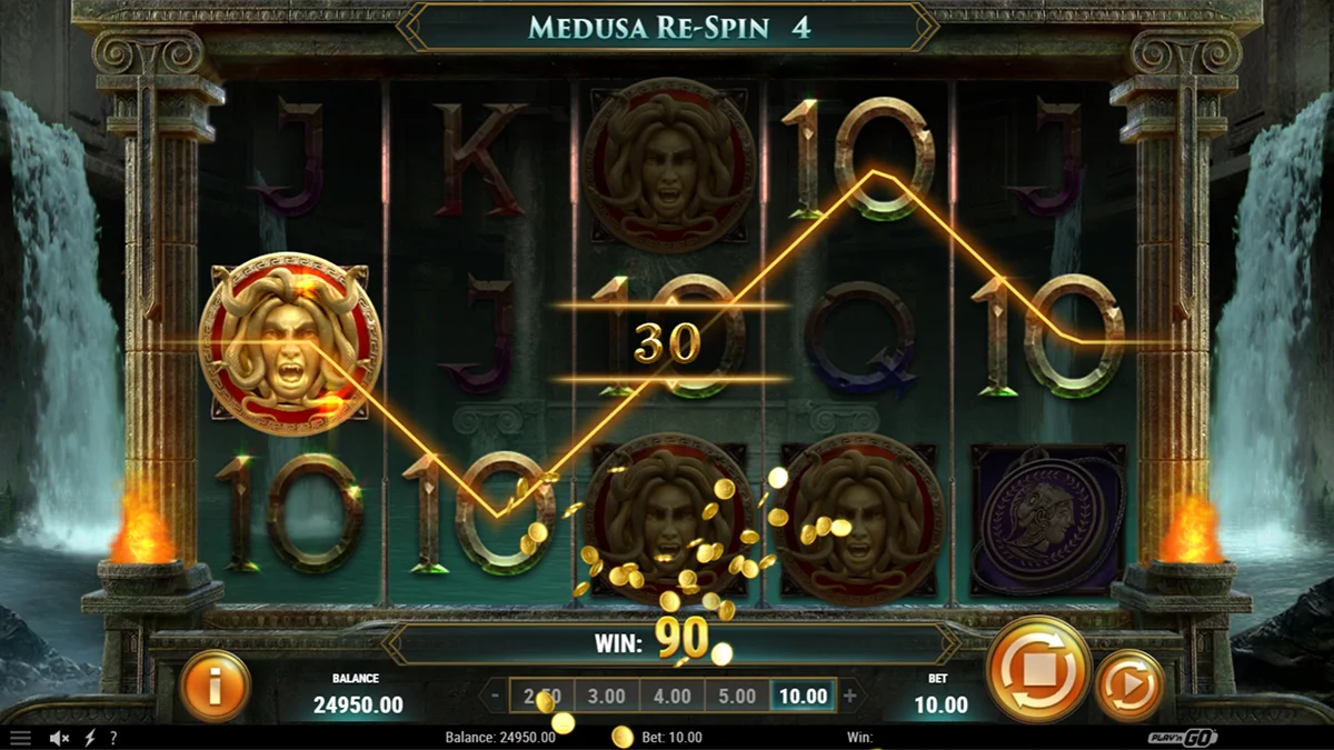 Rich Wilde and the Shield of Athena Slot Winning Combination