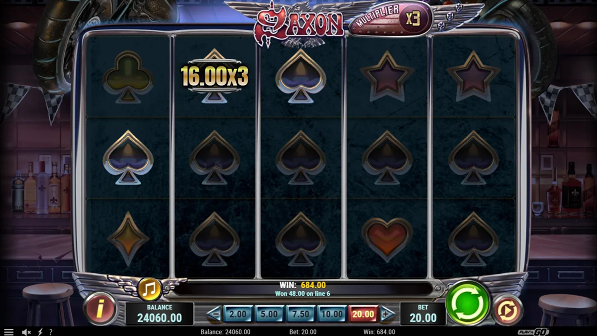 Saxon Slot Big Win Combination