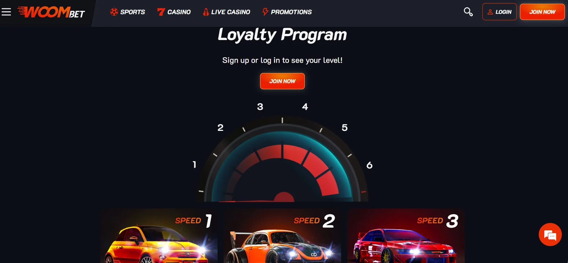 Woom Bet Casino Loyalty Program