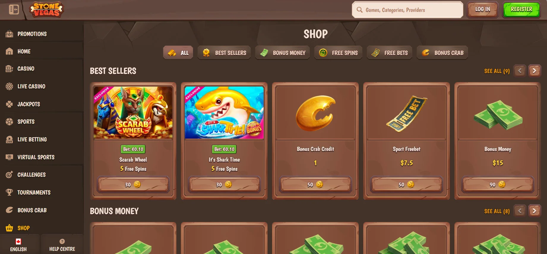 Stonevegas Casino Shop