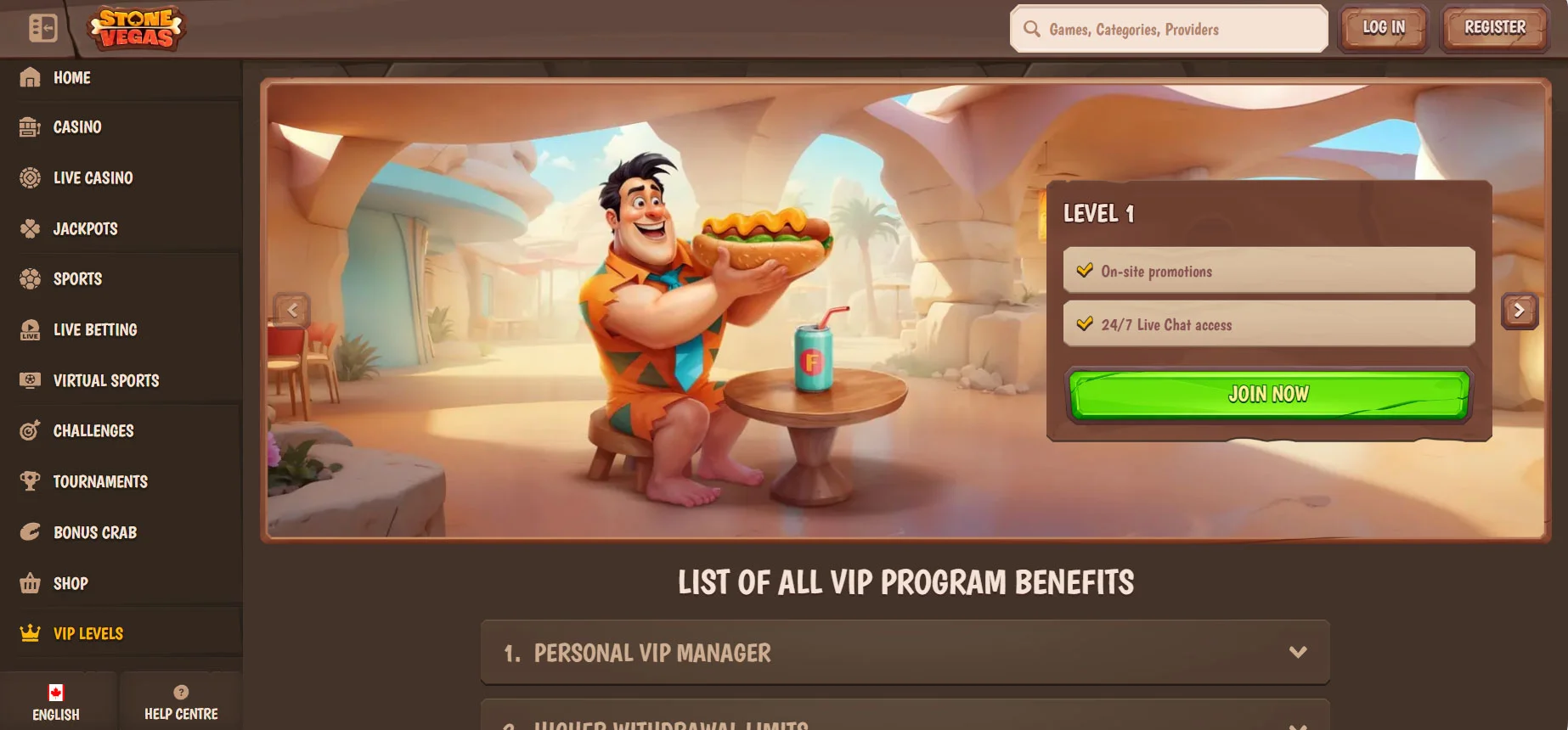 Stonevegas Casino Loyalty Program