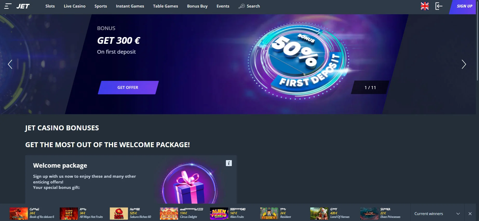 Jet Casino Promotions