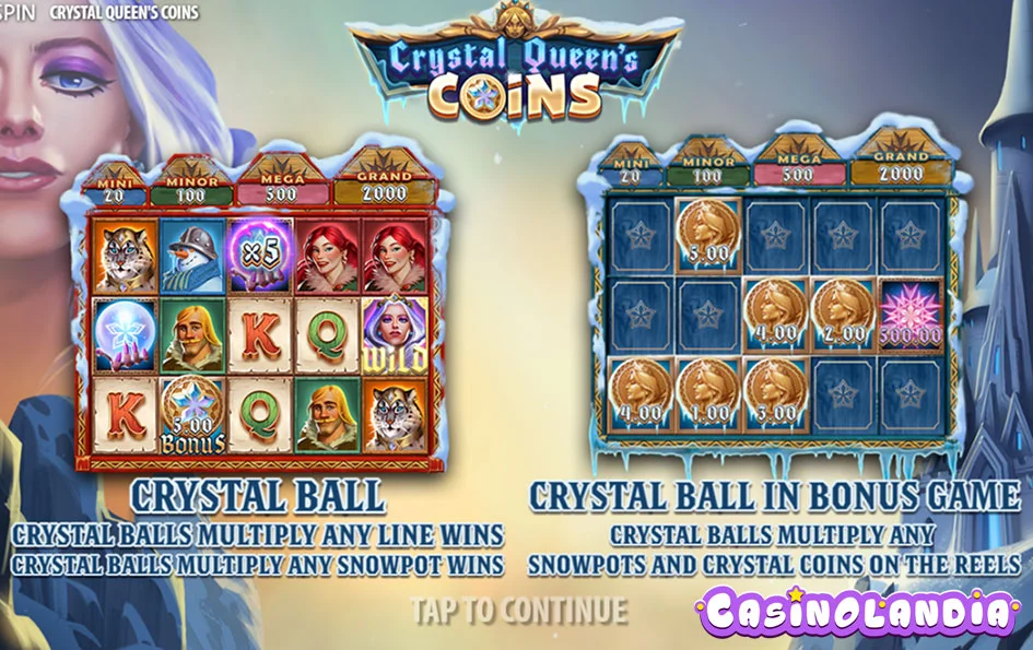 Crystal Queen’s Coins by Quickspin