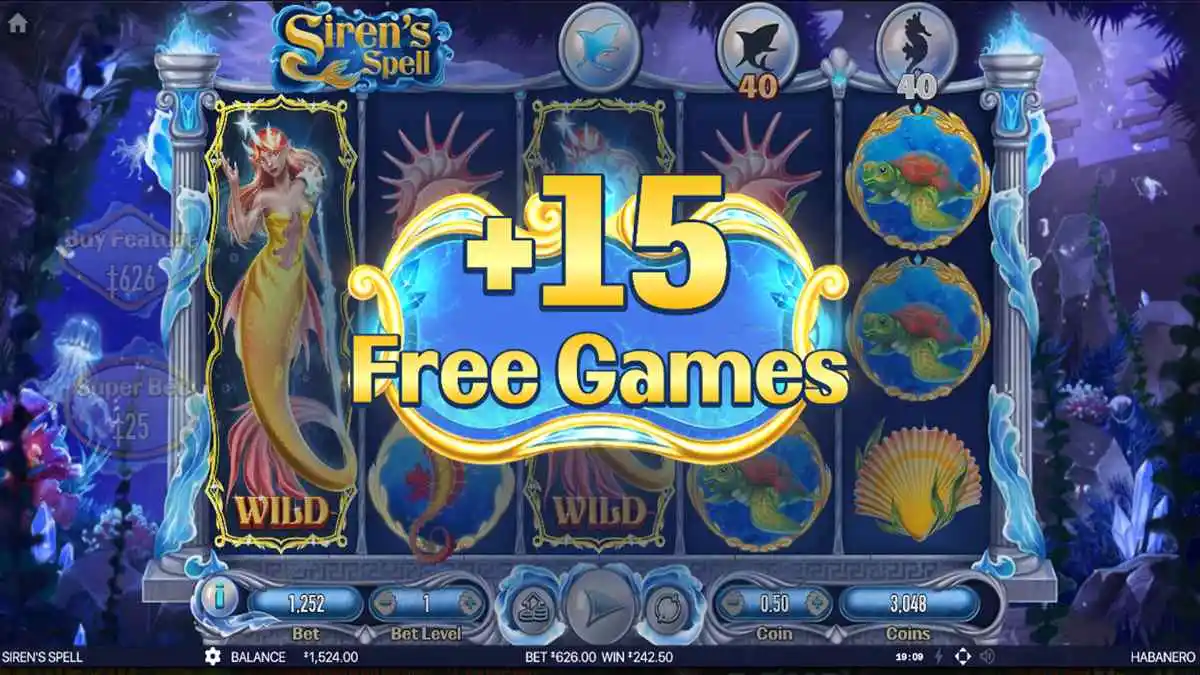 Siren Spell Additional Free Spins