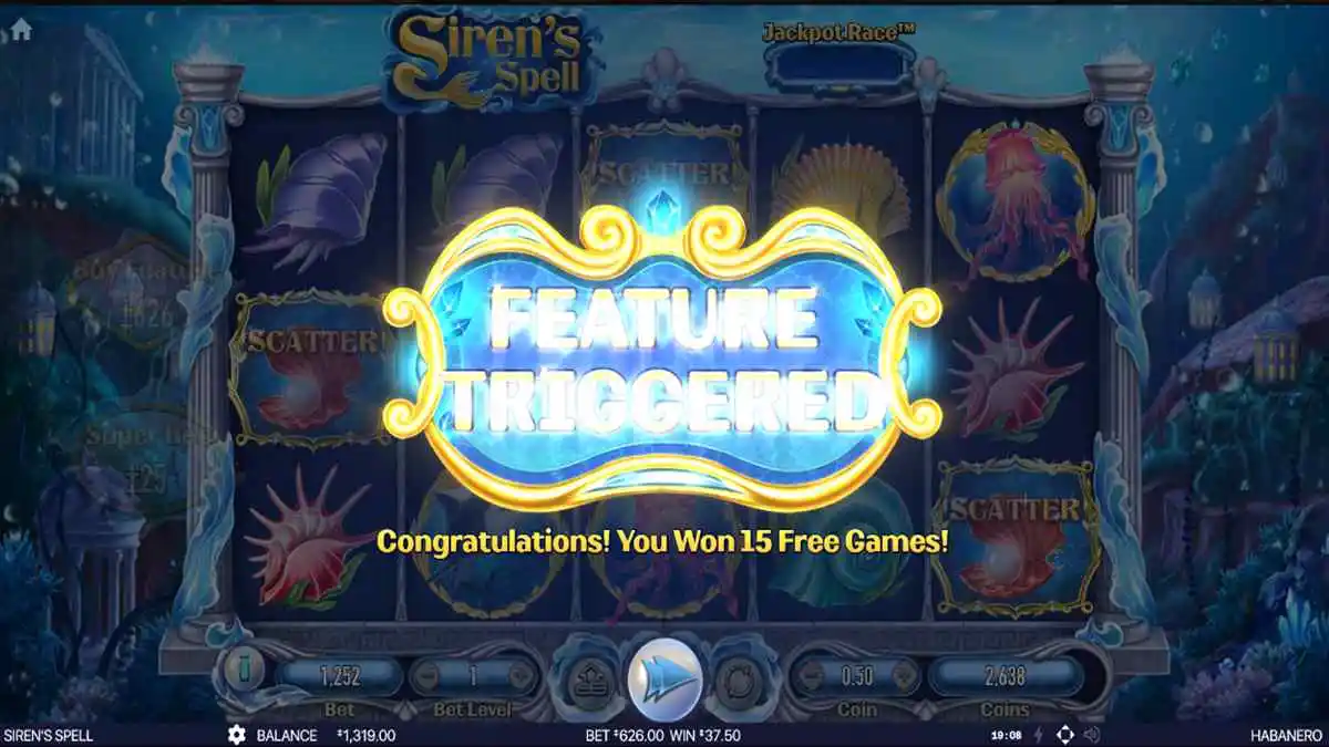 Siren Spell Free Spins Unlocked