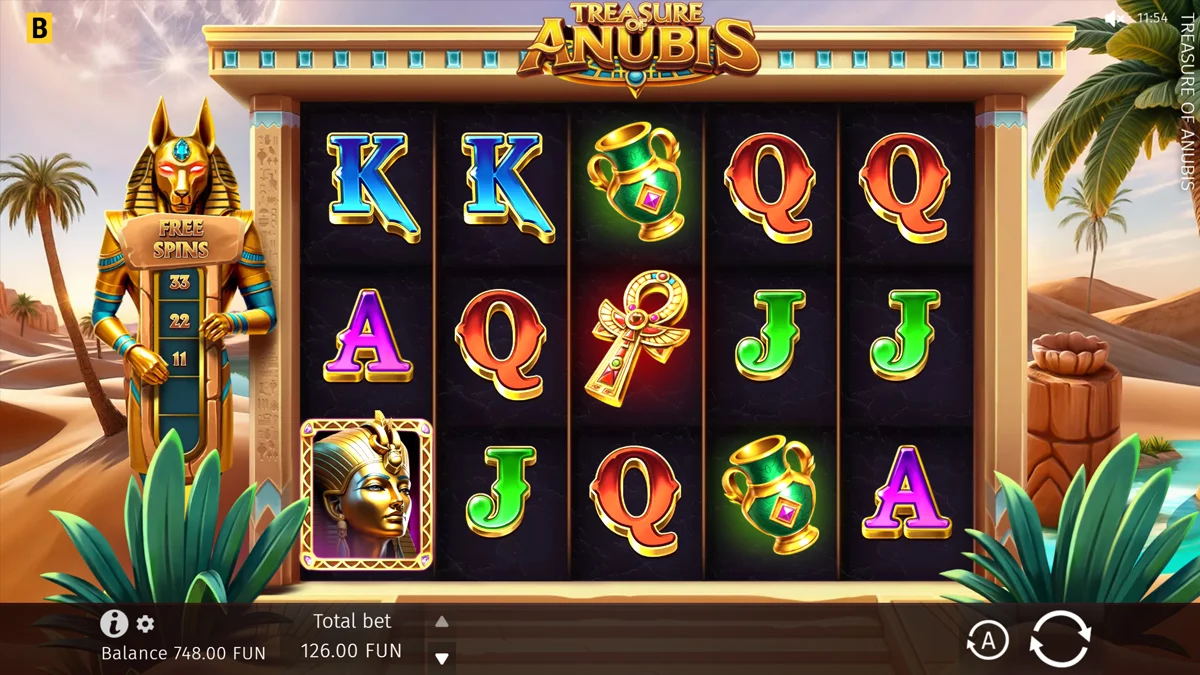Treasure of Anubis Base Play