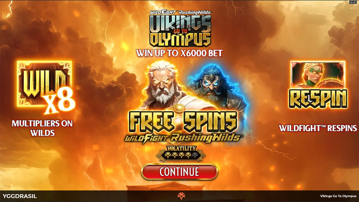 Vikings Go To Olympus Homescreen