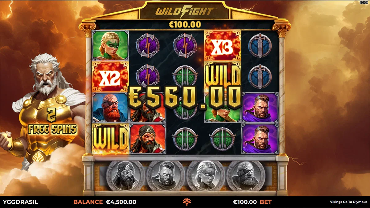 Vikings Go To Olympus Win