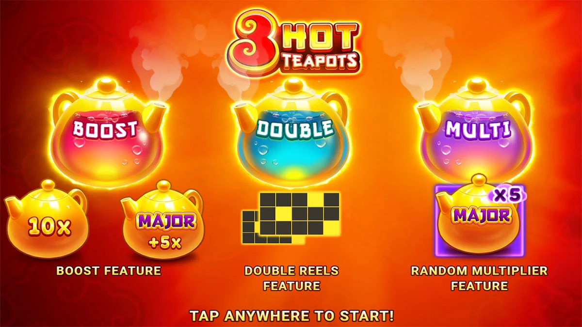 3 Hot Teapots Homescreen