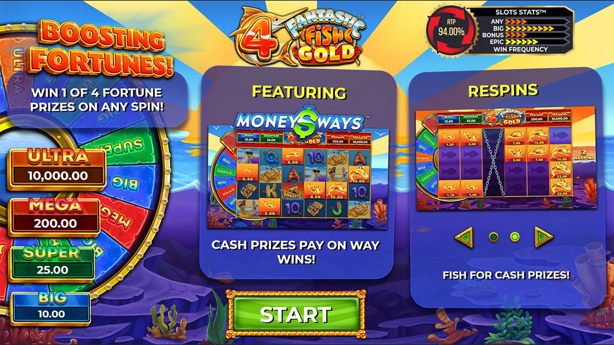 4 Fantastic Fish Gold Homescreen