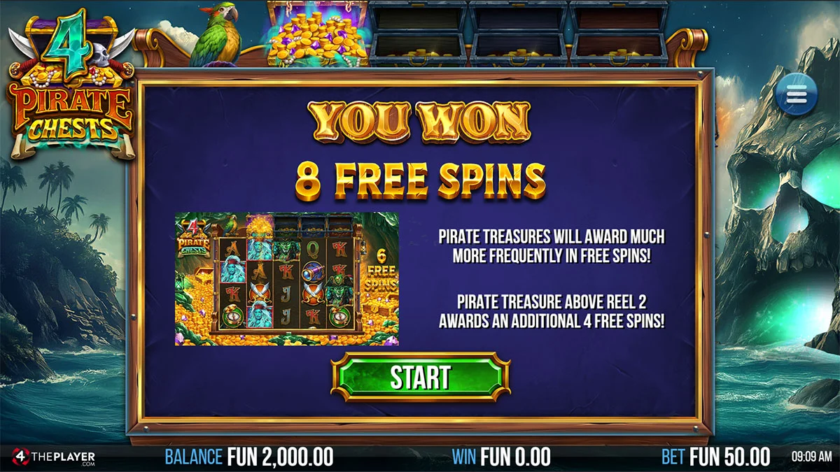 4 Pirate Chests FS