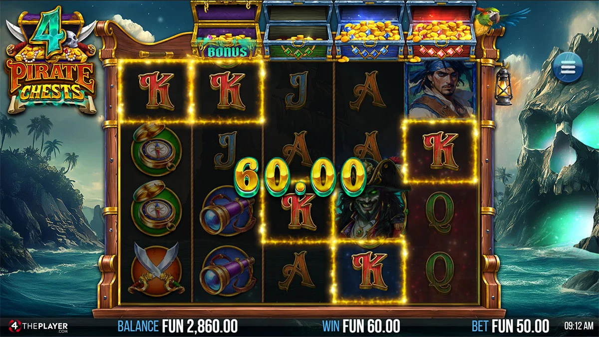 4 Pirate Chests Win2
