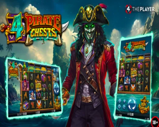 4 Pirate Chests