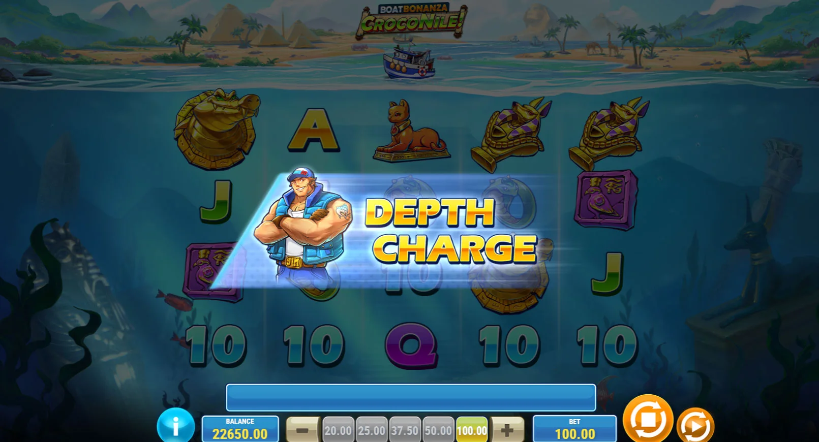 Boat Bonanza CrocoNile! DepthCharge