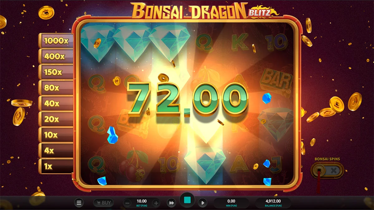 Bonsai Dragon Blitz Dream Drop Win2