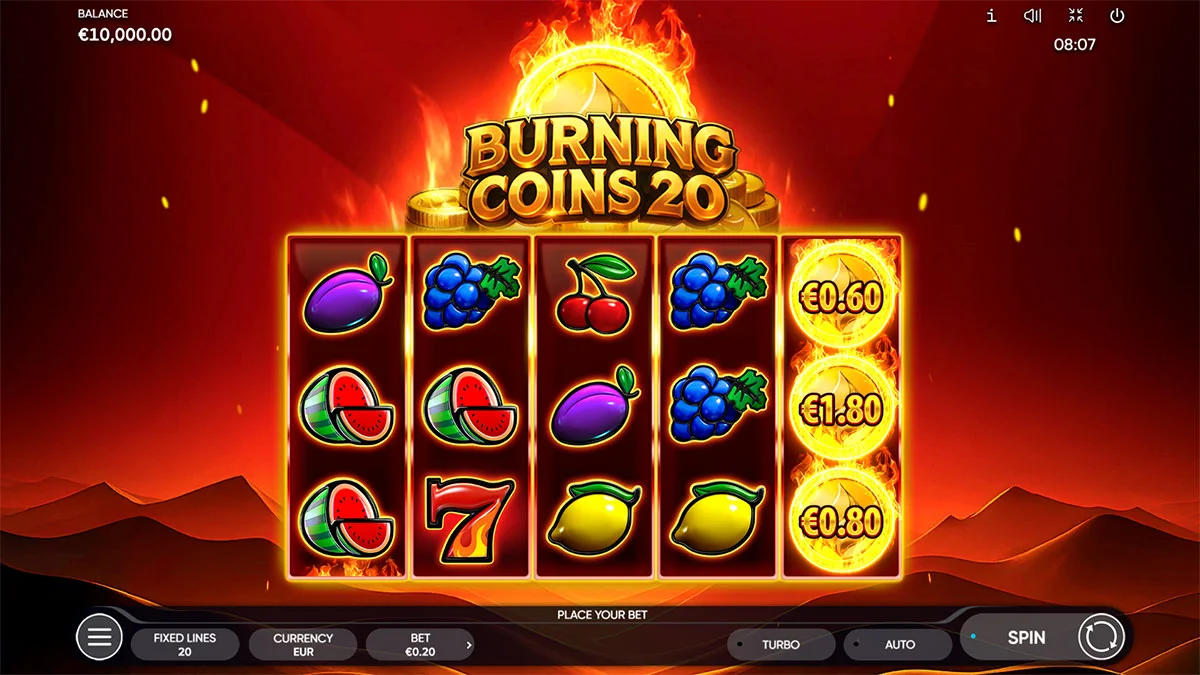 Burning Coins 20 Base