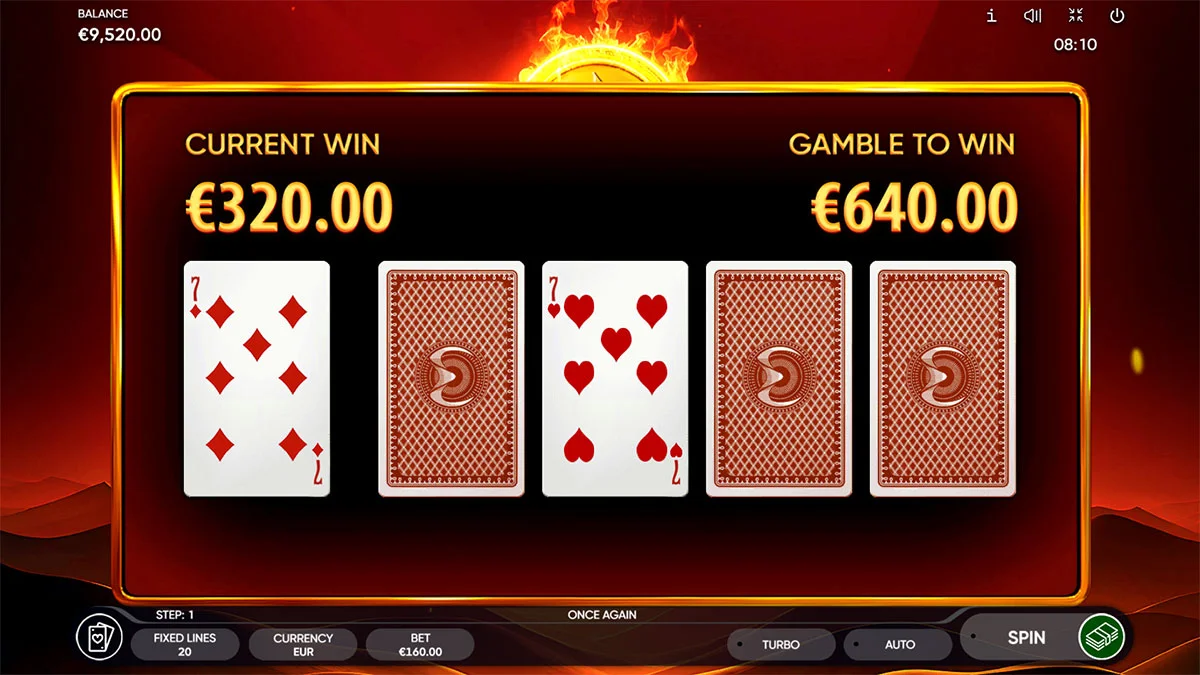 Burning Coins 20 Gamble