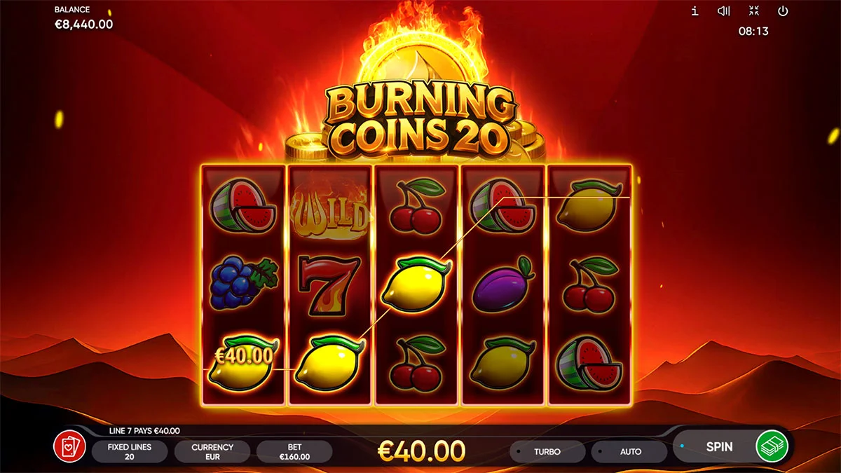 Burning Coins 20 Win3