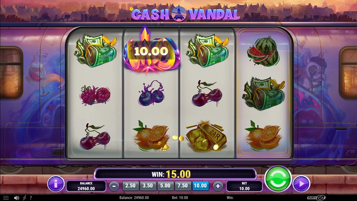 Cash Vandal Slot Winning Combination