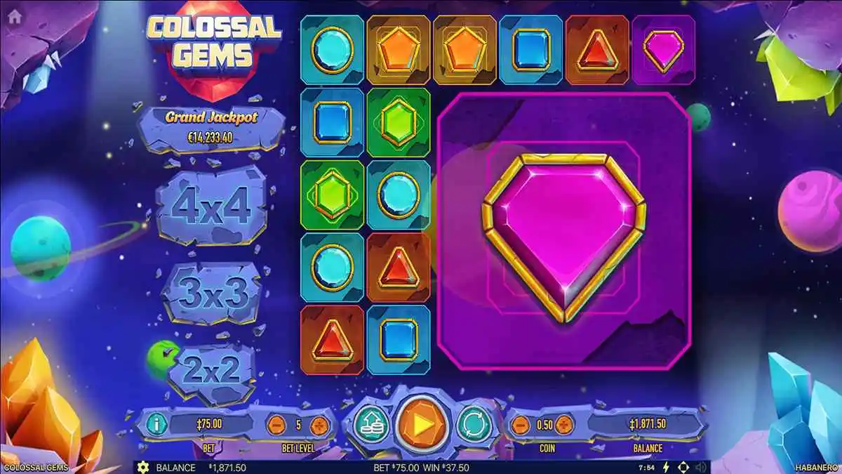 Colossal Gems Mega Symbol