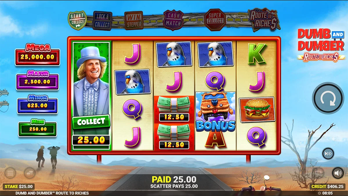 Dumb and Dumber Route to Riches Win3