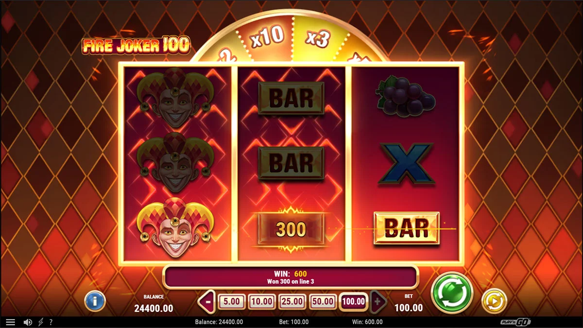 Fire Joker 100 Win