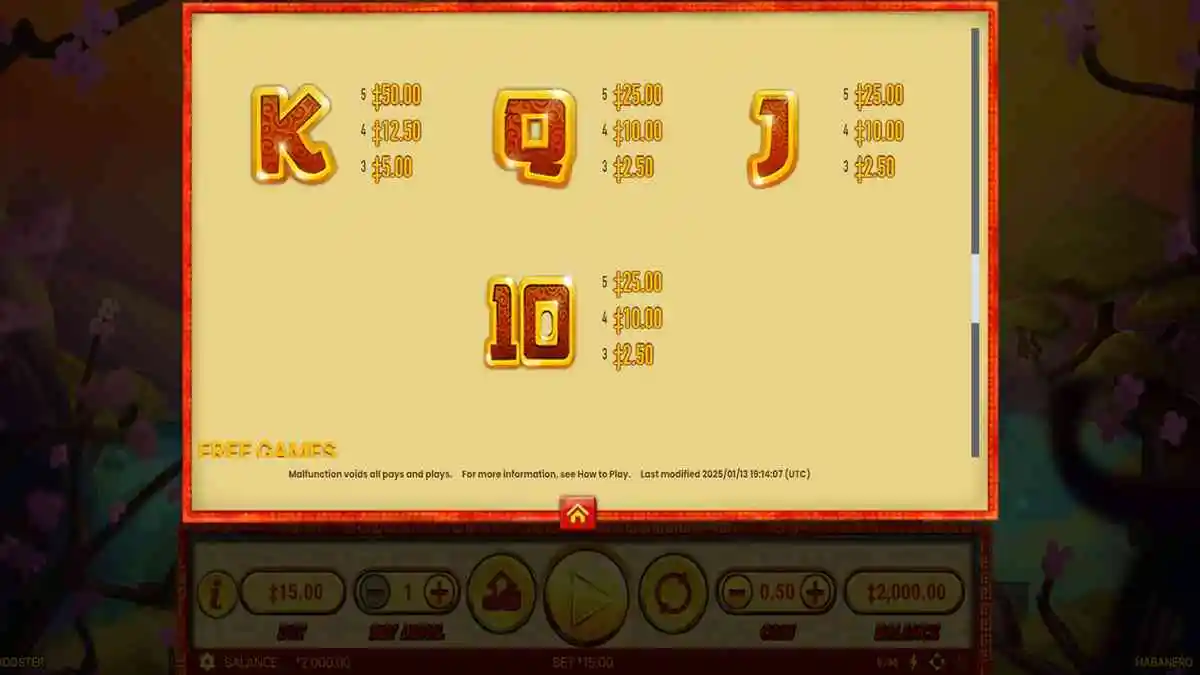 Fire Rooster Payouts 2