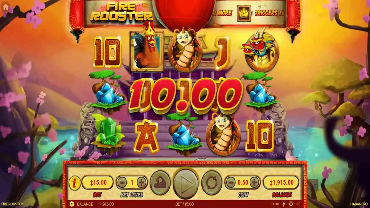 Fire Rooster Regular Win