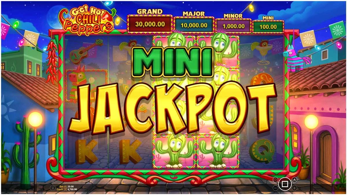 Get Hot Chili Peppers Mini Jackpot
