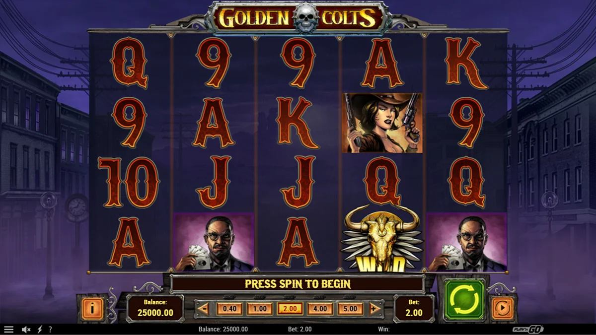 Golden Colts Slot Base Gameplay