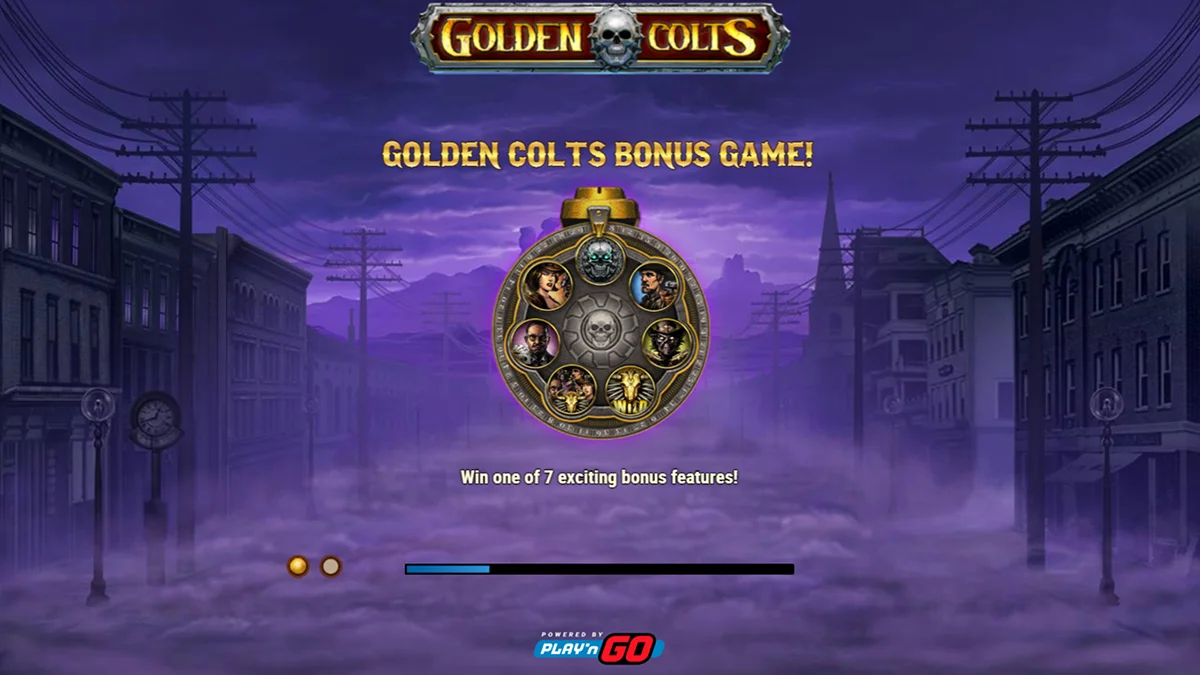 Golden Colts Slot Home Screen