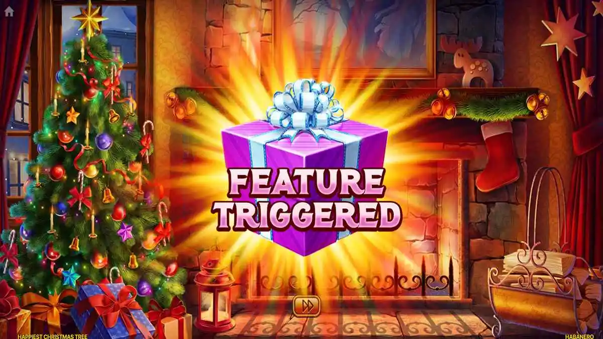 Happiest Christmas Tree Free Spins Triggered