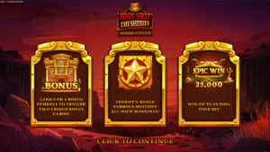 Hoot Shot The Sheriff Homescreen