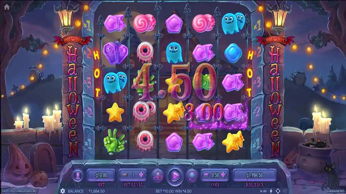Hot Hot Halloween Regular Win