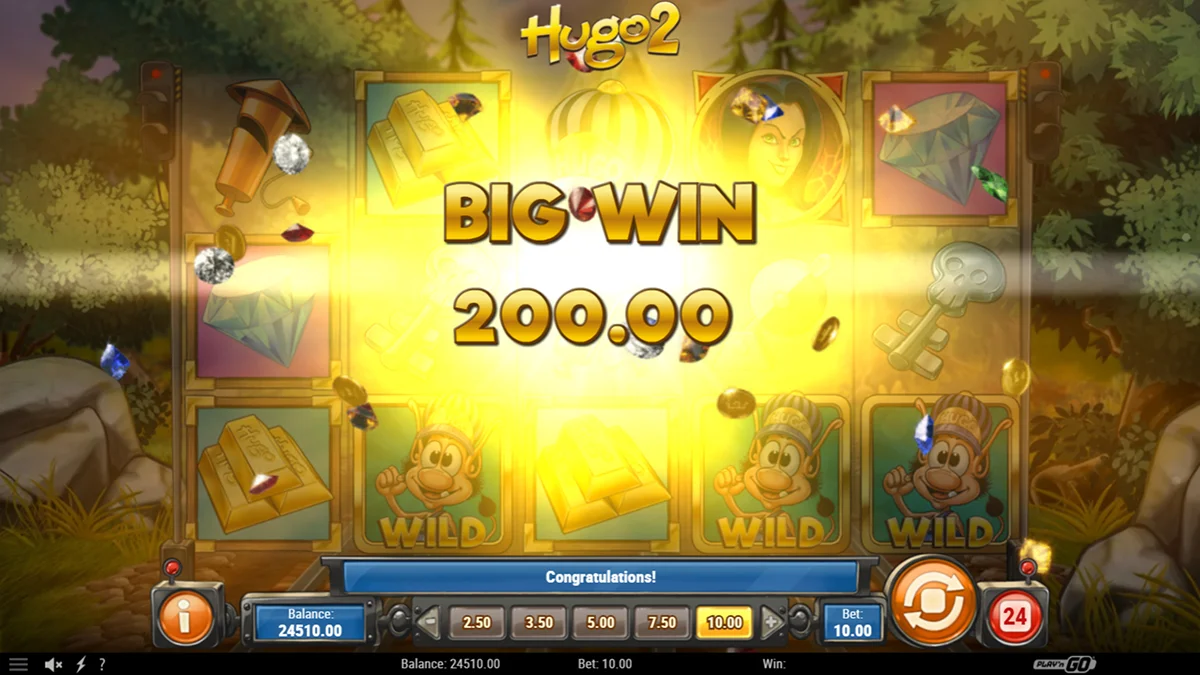 Hugo 2 Slot Big Win